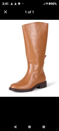 Super Cute Brown Boots Size 13/ New/ $30 Cash Only/ Blue Diamond & Rainbow