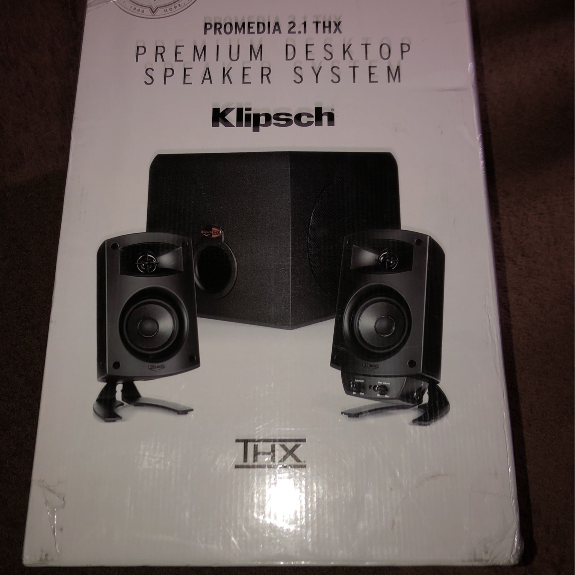 Klipsch Pro media 2.1 THX Premium Desktop Speaker System 