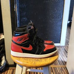 Jordan 1 Patent Bred 100% AUTHENTIC Good Cond. Sz 8.5 $150