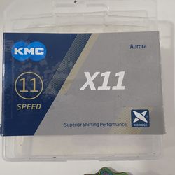 KMC X11 11-Speed Chain| Mountain Bike/Road/Gravel | Compatible with All Major Brands | Missing Link