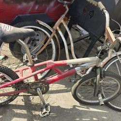 aluminum bmx 20 in with layback seat post 