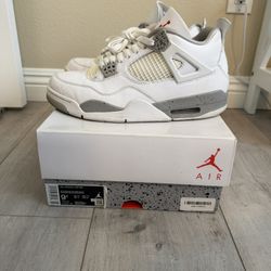 Jordan 4 Retro White Oreo 9.5M