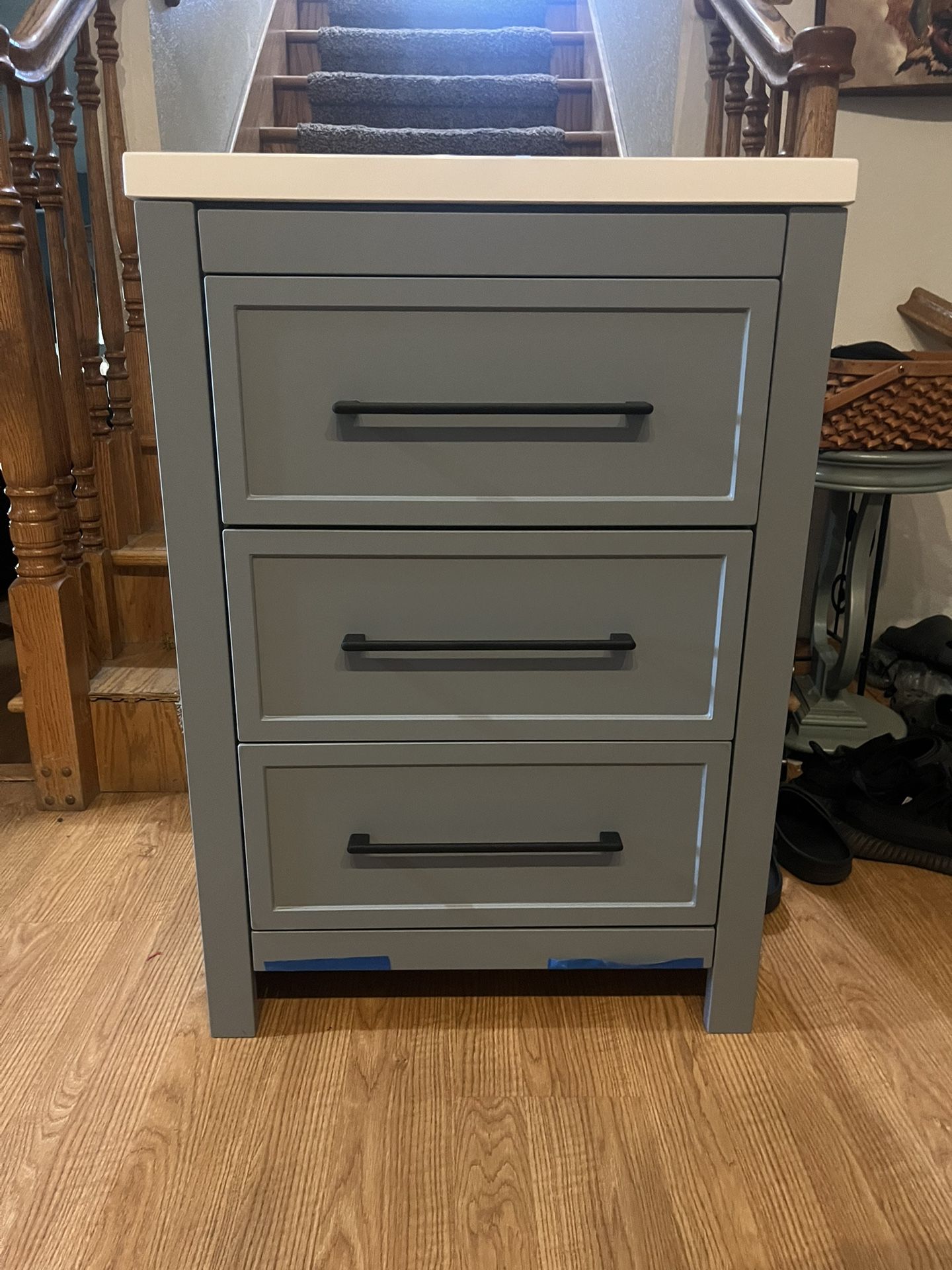 Hailey Laguna Blue 24 inch Bath Vanity WITH top