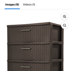 plastic dresser drawers