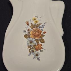 Vintage Ceramic Teapot-Shaped Tea Bag Rest (Late 70s/ Early 80s)