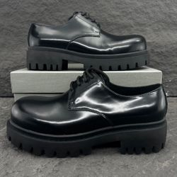 Balenciaga Men’s Leather Shoes With Box New 