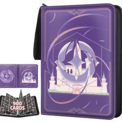 New Trading Card Binder for Lorcana Cards Premium 9 Pocket Card Binder
