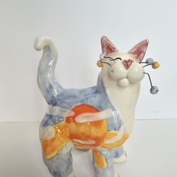 Whimsical Annaco Creations Cat Figurine – 2001