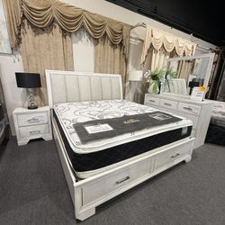4 Pc King Bedroom Set 