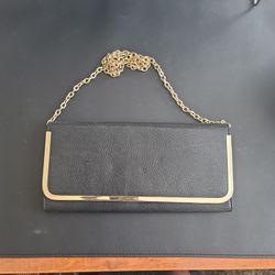Black and Gold Aldi Clutch