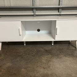 TV Stand, White, 