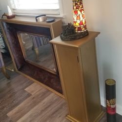 Under Window Mirror Table Stand 