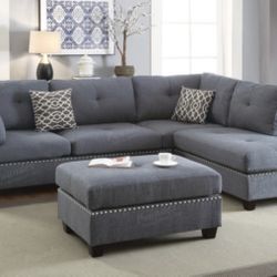 Sectional Sofa + Ottoman