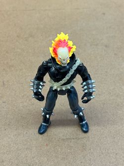 1995 Toy Biz GHOST RIDER 5in GLOW in The Dark ACTION Figure 👀 (please read description)