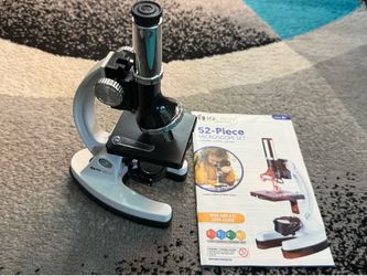 Amscope M30 LED Microscope kit 120x - 1200x magnifying 52 pieces