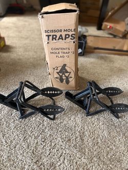 Scissor Mole Traps – Set of 2