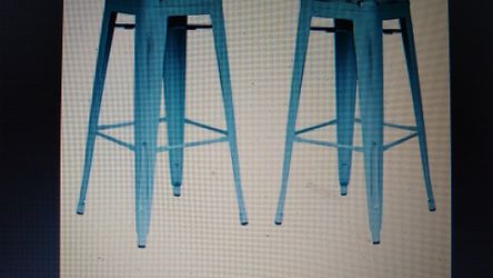 OSP Designs Bristow Distressed Counter Stool 2-Piece Set