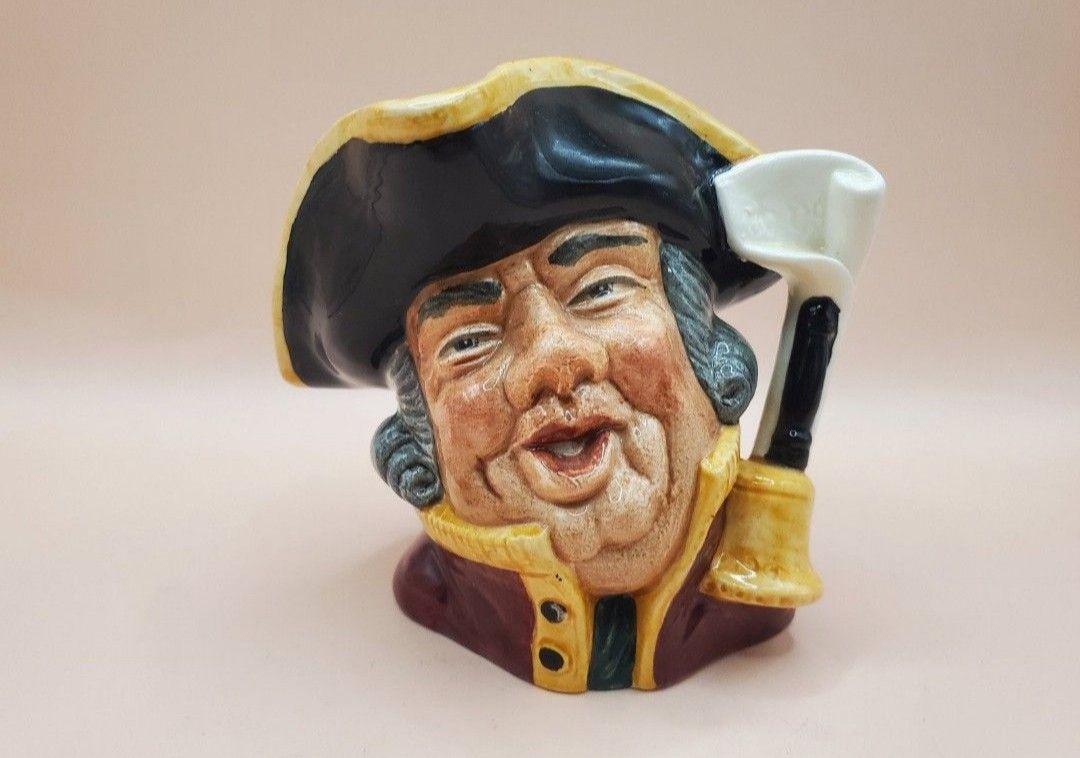 Royal Doulton Mini Character Jug "Town Crier" Style One D6544.