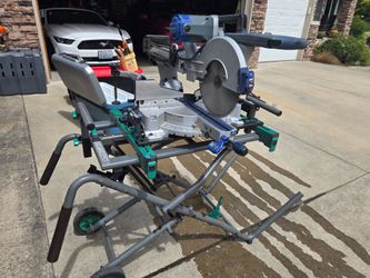 Miter saw and stand
