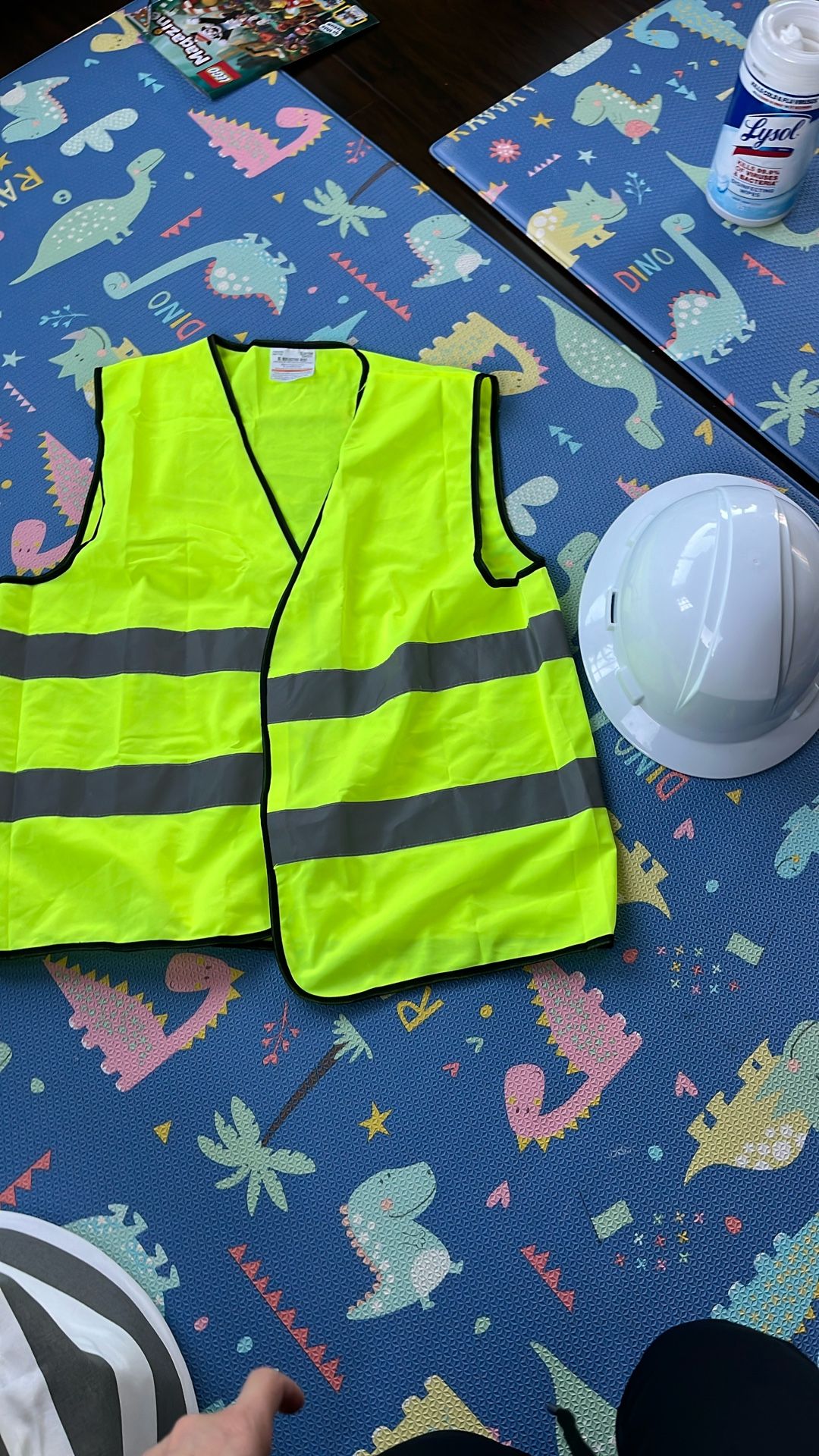 Construction Hat And Safety Vest- Maximum Safety And Western Safety