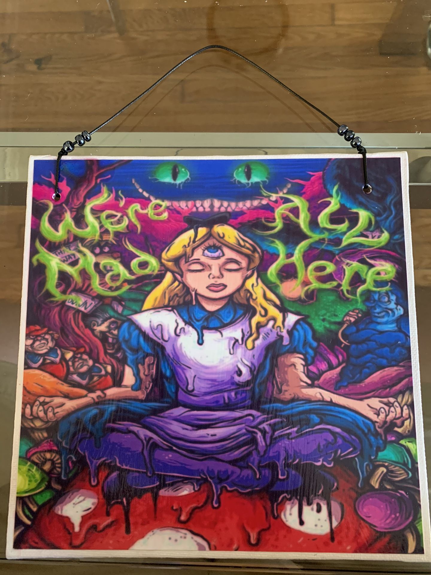 Home decor Trippy Alice Meditation wall art