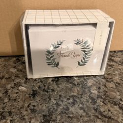 Thank You Cards Set – New, Includes Envelopes