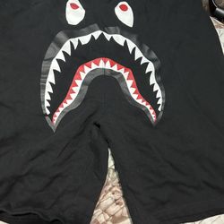 Bape shark shorts