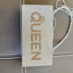 Rhinestone “QUEEN” Clutch Purse 