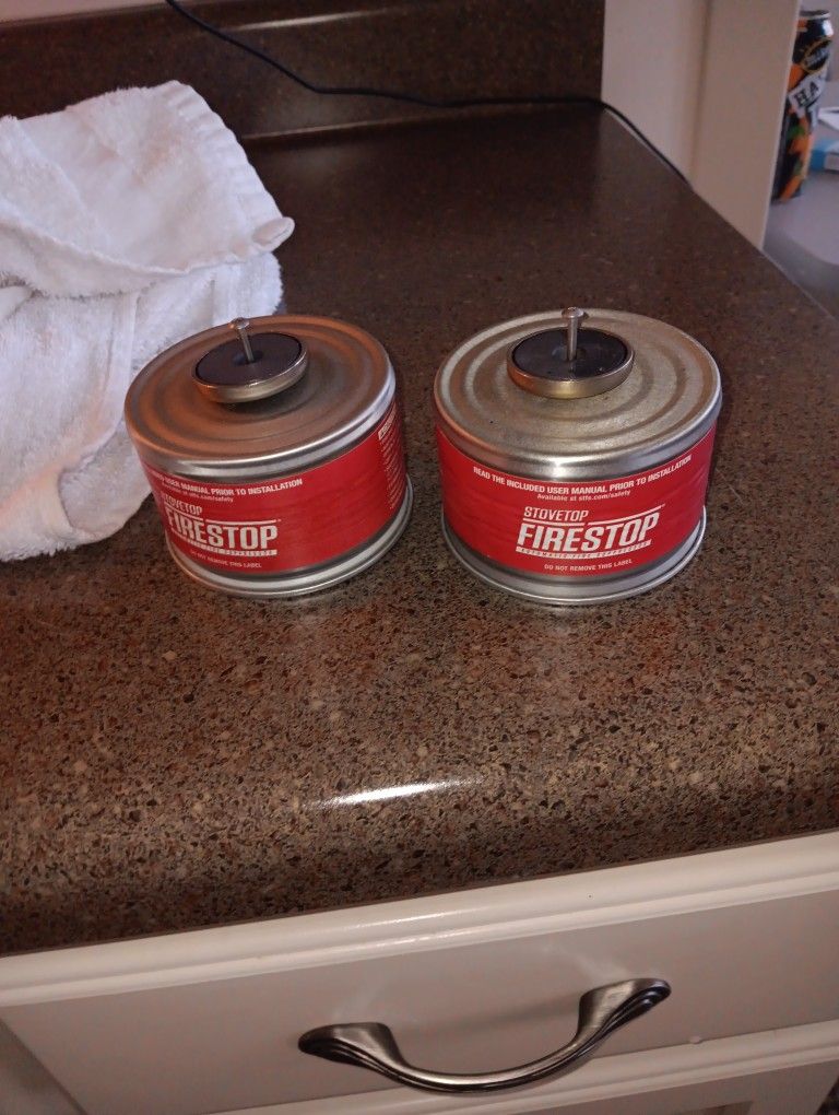 Stovetop Firestop Extinguishers Pair