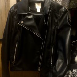Lil Black Leather Jacket