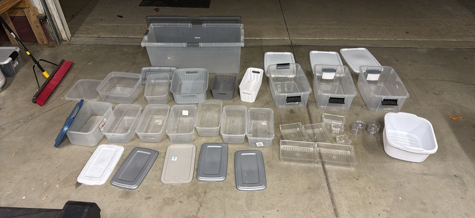 Organizing And Storage Plastic Containers