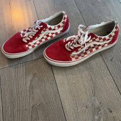 Men’s Red Vans Shoes 10.5