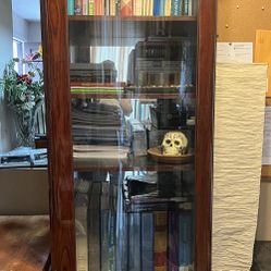 Beautiful Wood Display Cabinet 