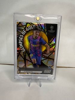 Gavi FC Barcelona Stadium Club Chrome Rookie Card