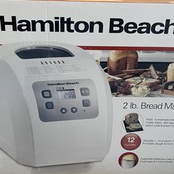 Brand New! Hamilton Beach 2 Lb. Bread Maker - In Sealed Box 