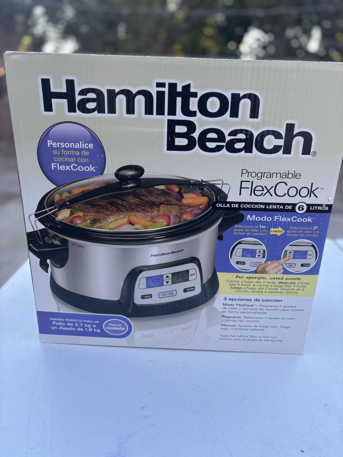 🔥 Hamilton Beach FlexCook 6-Qt Programmable Slow Cooker – Brand New Sealed