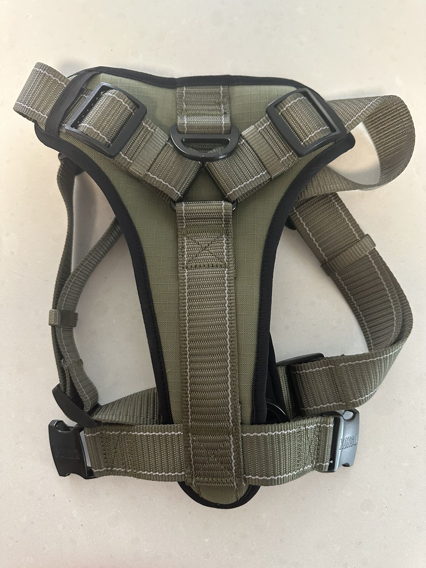 Green XL padded Kong harness