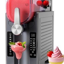 Slushie Machine No Ice Needed，6 Preset Programs for Margaritas, Frappés, Milk Shake,LED Display