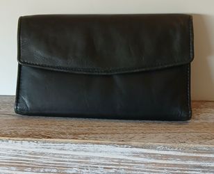 Wilson's leather black wallet vintage