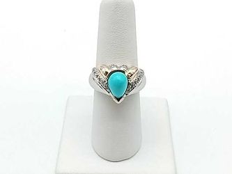 0.20 Dwt Diamond 12 Grams White Gold 14k Size 7 Jg0625rszmia