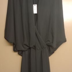 Talbot's Black Wrap dress New (Tag Still On) 