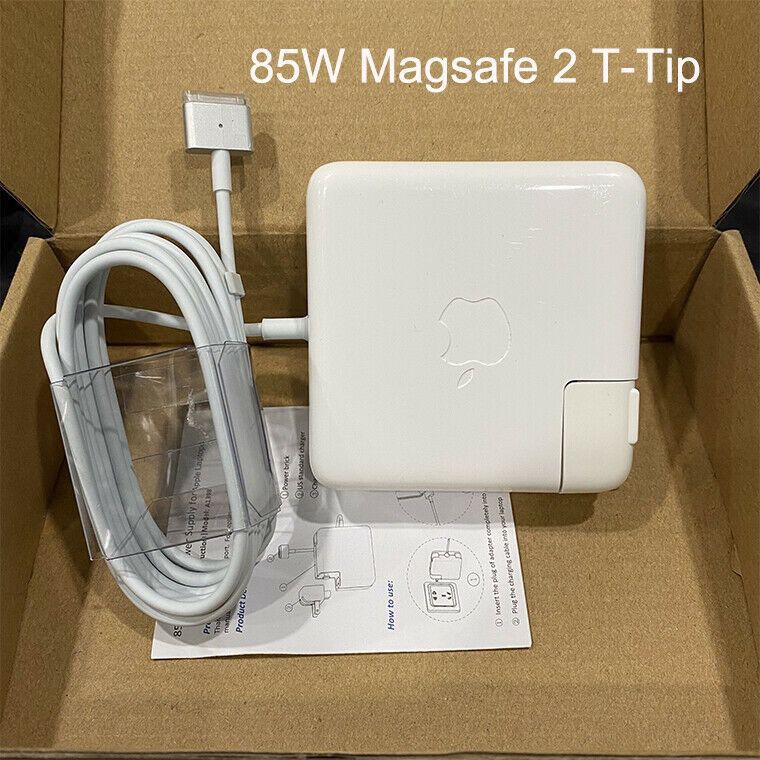 Original 85W MagSafe 2 Power Adapter Charger For MacBook Pro Retina 2013 2014 2015 2016 2017 2018 2019 A1398 15 17 inch