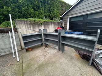 Adjustable Steel Van Shelf