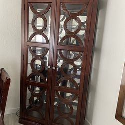 Brown Dinner Hall Cabinet 