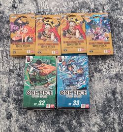 One Piece Cards and Packs for trade or sale