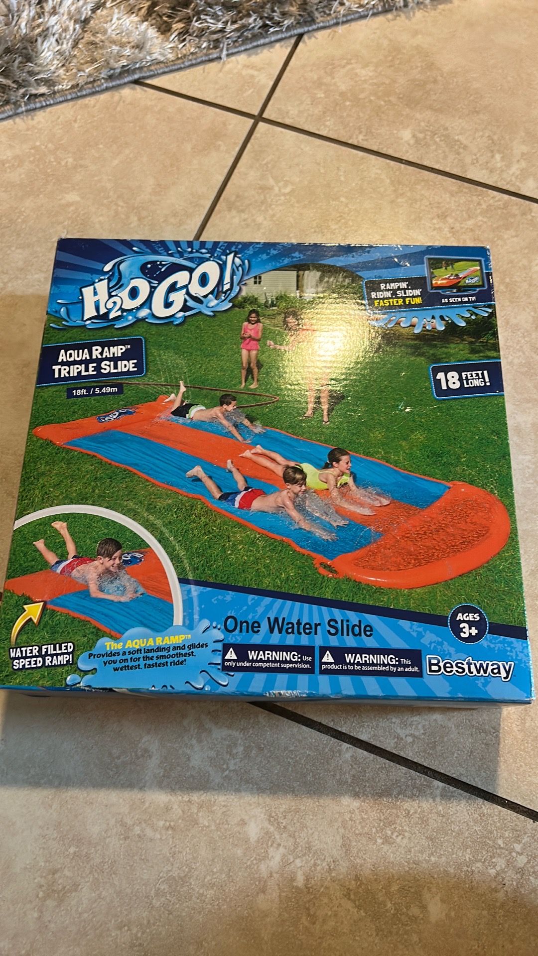 H2O GO Aqua Ramp Triple Slide