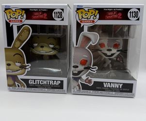 FNAF Help Wanted 2 Bundle - Glitchtrap & Vanny Pops - New In Box
