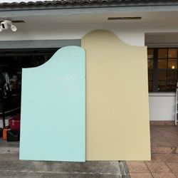 Party Wooden Backdrop