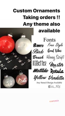 Custom Ornaments