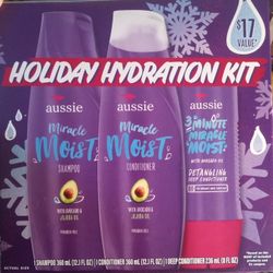Aussie Miracle Moist Shampoo Conditioner And 3 Minute Deep Conditioner 